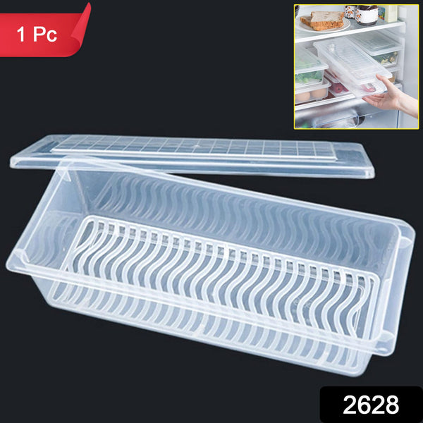 Container with removable drain plate