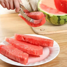 3in1 Stainless Steel Watermelon Cantaloupe Slicer Knife, Corer Fruit, Vegetable Tools Kitchen (1 Pc)