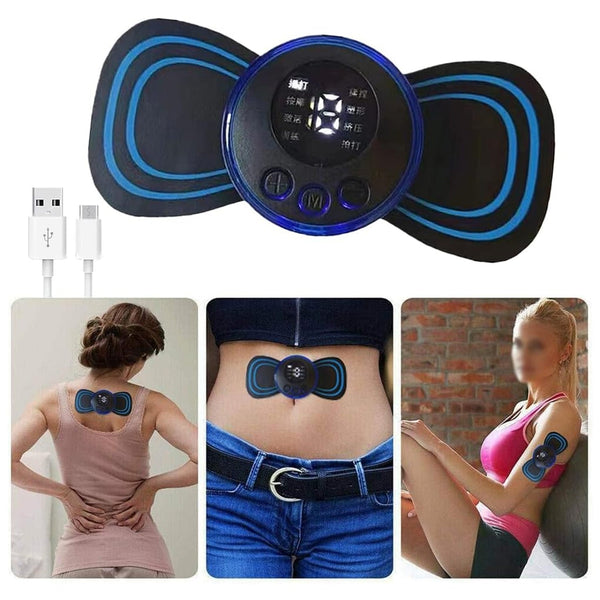 Portable USB Neck Massager Electric Neck Massager Automatic Massage Enhancer Mini Cervical Massager EMS