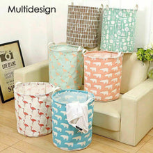 Laundry storage bag for clothes with handles