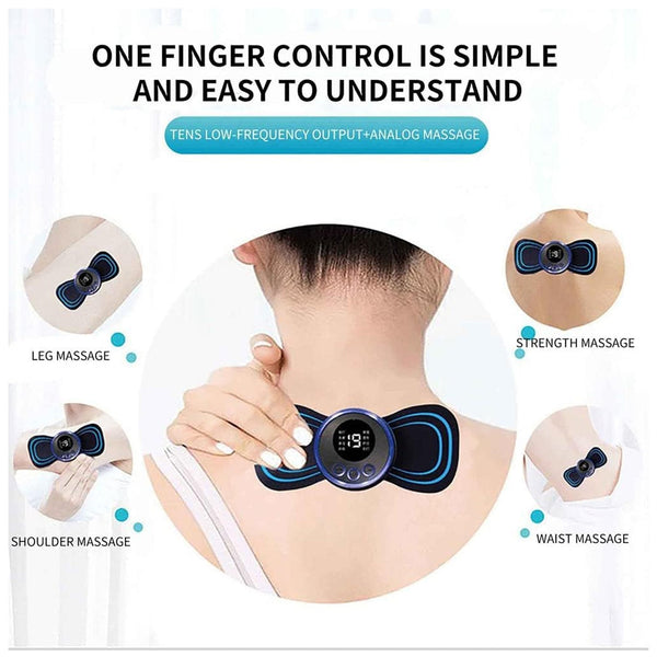 Portable USB Neck Massager Electric Neck Massager Automatic Massage Enhancer Mini Cervical Massager EMS