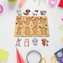 TOP BRIGHT Wooden Animal Jigsaw Puzzle