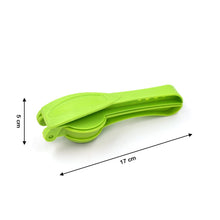 Durable plastic lemon squeezer and opener set