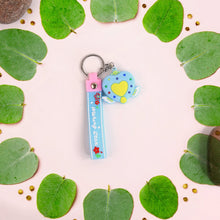 Cute Silicone 3D Key Chain with Metal Hook & Strap (Pack of 1)