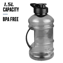 1.5L sports water bottle with strainer and mixer