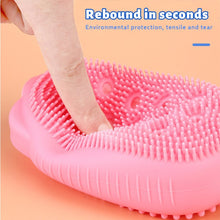 Silicone bath brush, bubble design, super soft.