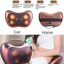 Massage pillow with soothing heat and massage function.