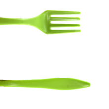 6-piece plastic serving fork set.