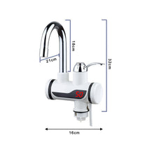 Instant heating faucet perfect for cooking and cleaning.