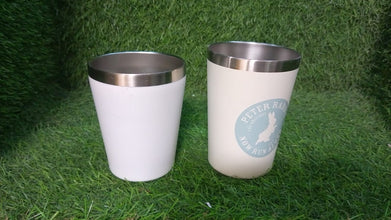 Portable stainless steel drinking glass for home and office