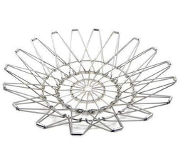 Durable stainless steel wire bowl for dining and kitchen