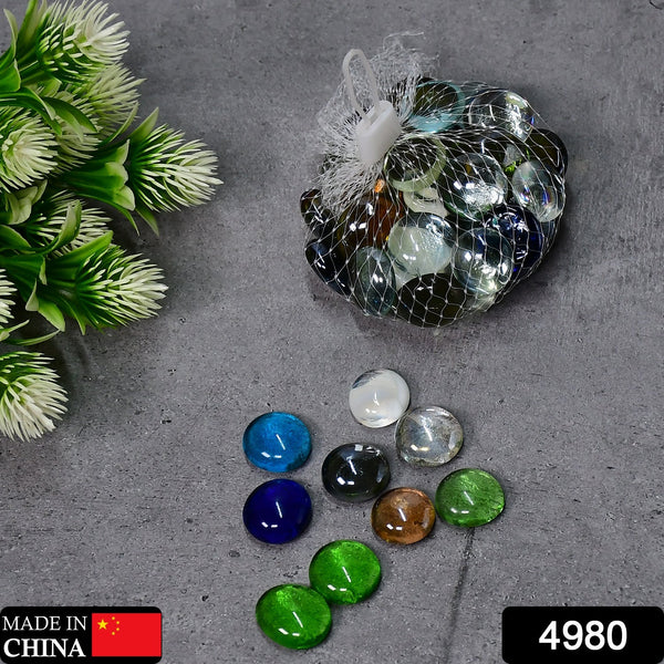 Attractive glass gem stones for aquarium or vase