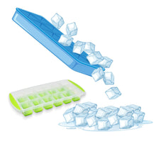 Ice tray with blue silicone