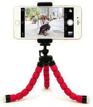 Portable Mini Octopus Tripod Stand with Phone Holder for Live Selfie, Mobile Phone Portable and Adjustable Stent