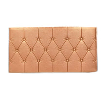 Decorative 3D wall cushion panel brown.