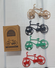 Bicycle-shaped key holder and wall mount hook